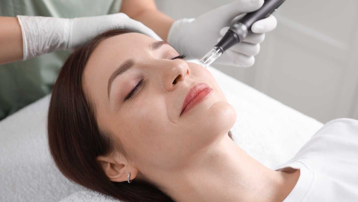 PRP/PRF ansigtsbehandling med microneedling hos IZANEL på Frederiksberg